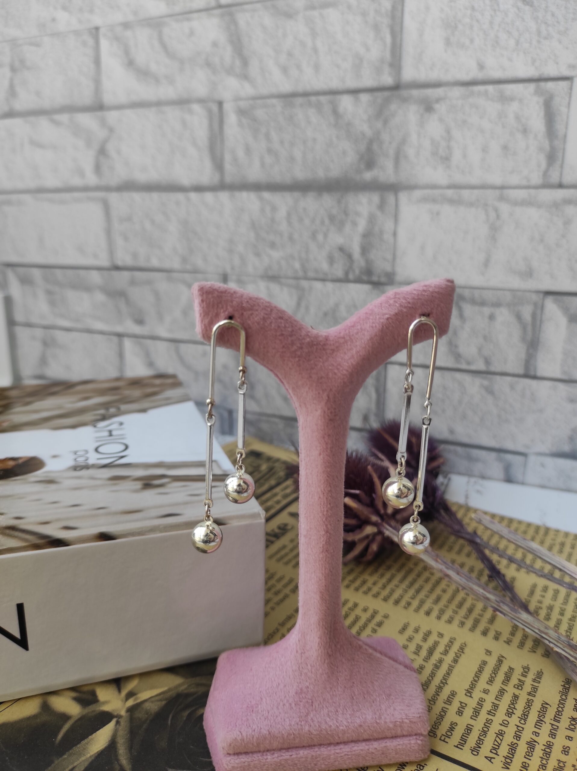 گوشواره اویز گوی دار - Image 3