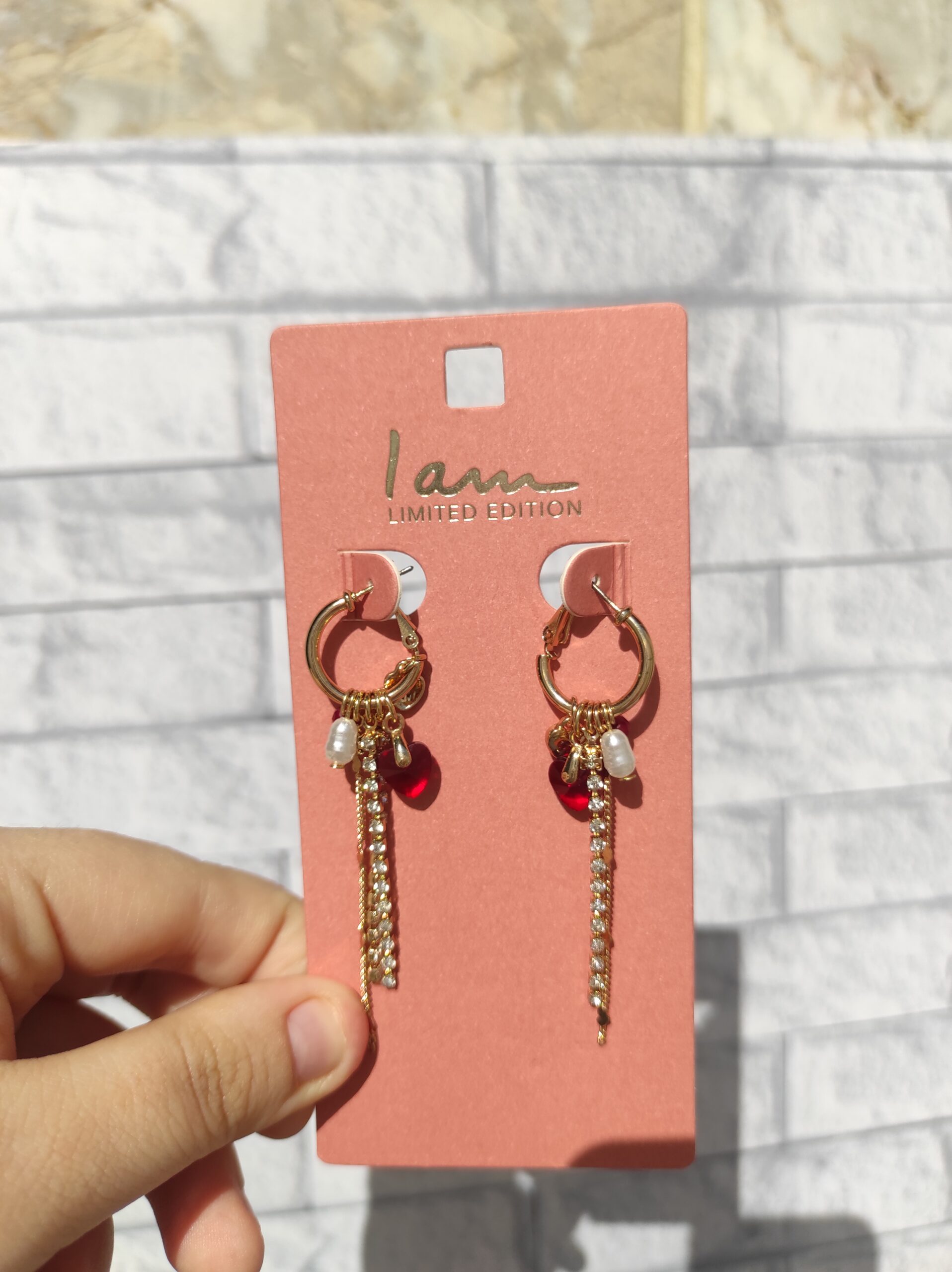 گوشواره اویز قلب - Image 3